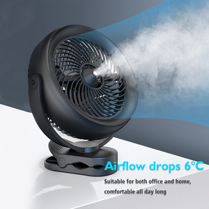 Golf giỏ hàng sương mù fan hâm mộ với 10000mAh Pin kẹp fan hâm mộ - Product Image 4