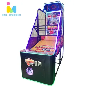 AMA eğlence fabrika fiyat sikke işletilen sokak basketbol Arcade oyunu ateş basketbol atış makinesi