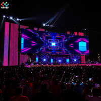 Écran LED extérieur étanche IP65 RAYBO P3.91, écran publicitaire LED, mur LED HD, mur vidéo LED pour festival de musique