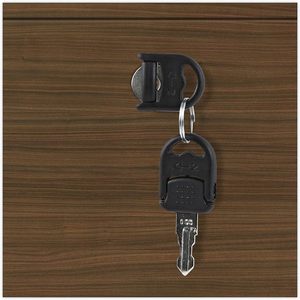 Alera Valencia Series Modern Walnut 3-Drawer Full Pedestal <b>File</b> Left/Right <b>Box</b>/<b>Box</b>/<b>File</b> Legal/Letter 15.63 X Movable Feature - Product Image 2