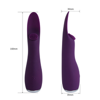 Bestseller 10-Modus Zungenvibrator Persönlicher Fingermassager Nippel-Klitoris-Stimulation Silikon-Sexspielzeug für Frauen Vibrator