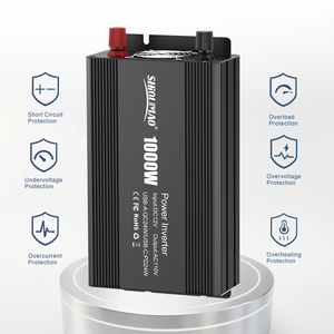 Shoumao dc כדי ac 12v 110v 1000w שונה שינוי גל סינוס מטען כוח inverter - Product Image 3