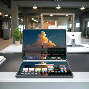 Win10 N100 13.5 <b>Inch</b> DDR4 16GB SSD 128GB Dual Touch Screen 1k Notebook Laptops Brand New <b>Tablet</b> 2 in 1 13.5inch Dual Screen Lapt - Product Image 1