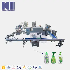 A To Z Fill Seal Machine And Turnkey Project For Liquids Dishwashing Liquid Filling Machine Available