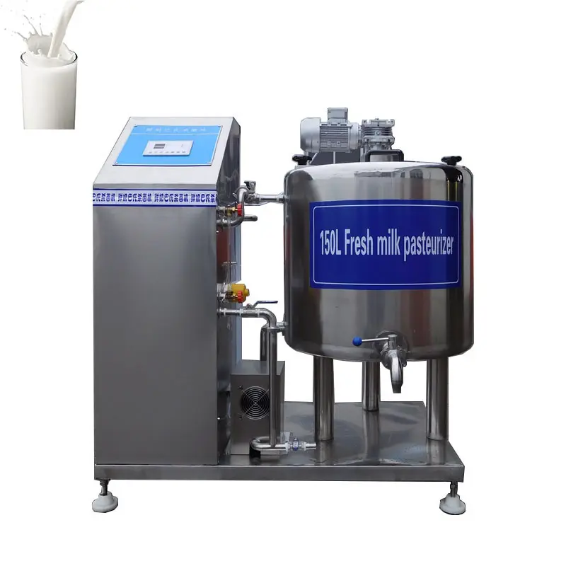 Kustom Industri Kecil Mesin Pasteurisasi Susu/Batch Susu Pasteurizer untuk Dijual