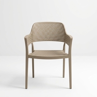 Chaises de salle à manger modernes sans accoudoirs, design européen, en plastique léger, colorées, empilables, durables, pour la maison, l'appartement, le bureau