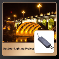 Transformateurs d'éclairage étanches IP67 DC12V 24V pour éclairage extérieur, alimentation 12V, 10W 20W 30W 45W 60W 100W 200W 300W, driver LED