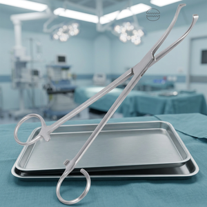 Pinces chirurgicales blanches pour amygdales, instrument de chirurgie générale, certifiées CE, manuelles, Classe I - Product Image 2