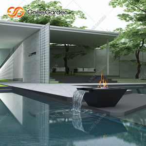 2026 Top-Selling Corten Steel <b>Gas</b> <b>Fire</b> & Water <b>Pit</b>-Black Custom Size Outdoor Swimming Pool <b>Fire</b> Bowl with Poker Eco-Friendly - Product Image 3