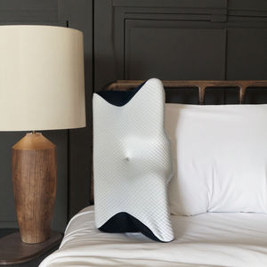 Almohada cervical de espuma viscoelástica de poliéster con forma de cuerno de vaca, de rebote lento, para cama, venta al por mayor - Product Image 2