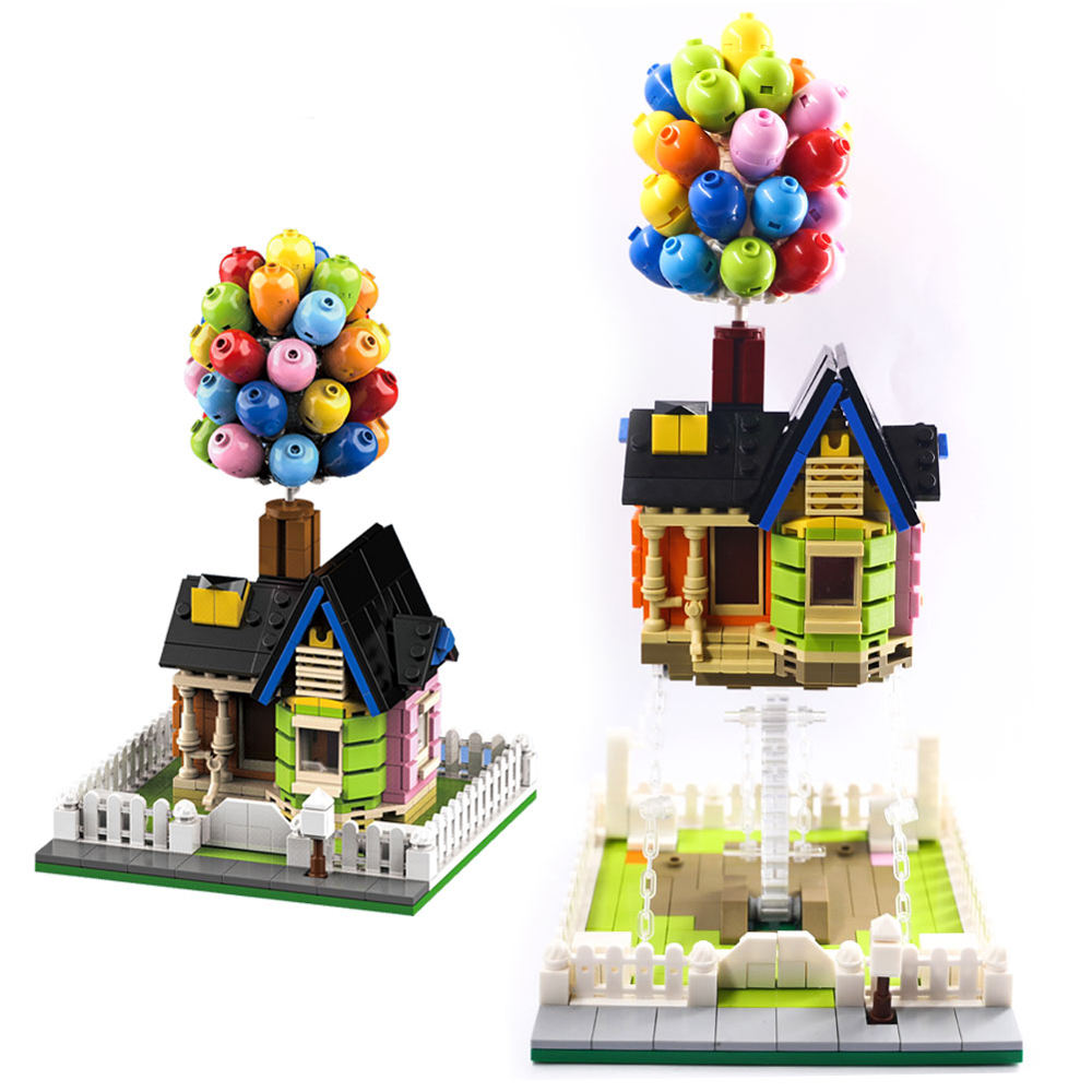 Moc Flying Balloon House 635 Pcs DIY Building Blocks