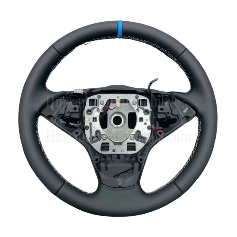 Leather+Without Hole+Blue Stripe M stitching