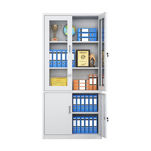 Văn phòng lưu trữ tủ kệ đồ nội thất kim loại nộp hồ sơ tùy chỉnh trong nhà gõ xuống văn phòng phẩm tài liệu nhà máy tủ thép - Product Image 4