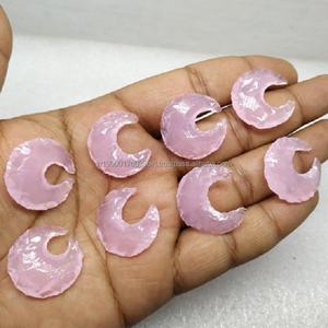 Titane Aura Gemstone Agate Guérison à la main Slint Indian Agate lune Forme Chasse Cristaux Flèches À Vendre - Product Image 3