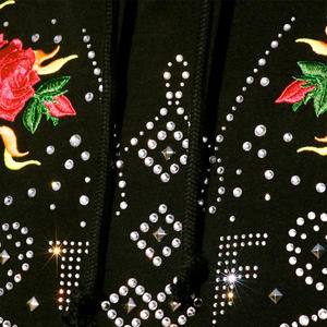 Sweats à capuche de luxe Grande qualité <span class=keywords><strong>Stranger</strong></span> Things Sweat à capuche pour jeunes Sweat à capuche brodé avec strass - Product Image 6