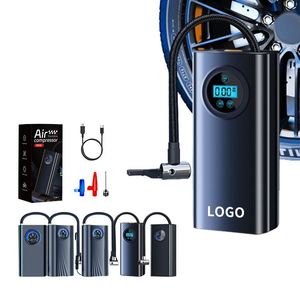 Compresor de Aire Portátil para Neumáticos de Coche, Inflador de Bicicletas con Logotipo Personalizado, Venta al Por Mayor - Product Image 1