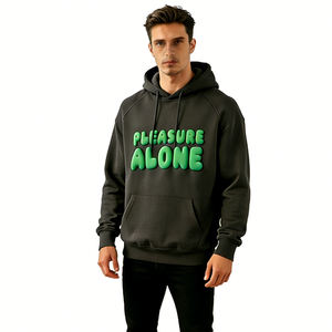 Sudadera con Capucha Unisex de Corte Regular para Hombre, 3D para Logotipo Personalizado, Algodón Terry Grueso, Otoño, Anime, Tallas Grandes, Fabricante OEM - Product Image 1