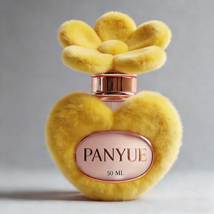 Emballage de parfum Forme unique avec bouchon fleuri Flacon de parfum vide en verre 50 ml - Product Image 4