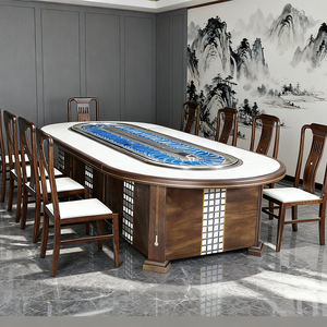 Mesa de Comedor Eléctrica de Estilo <span class=keywords><strong>Chino</strong></span> <span class=keywords><strong>con</strong></span> <span class=keywords><strong>Cinta</strong></span> <span class=keywords><strong>Transportadora</strong></span> para Hotel - Product Image 1