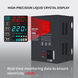 High Quality 80V-260V 15KVA <strong>Voltage</strong> Regulator Single Phase 220V <strong>Voltage</strong> Control Relay Stabilizers for Printing Machine - Product Image 2