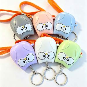 Porte-clés en forme d'animal mignon avec alarme de sécurité personnelle, sirène 130 dB, lumière LED, dispositif d'autodéfense portable pour femmes, enfants, personnes âgées - Product Image 4