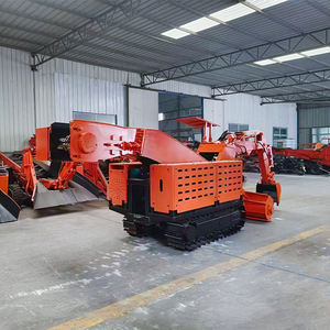 Terowongan bawah tanah roda listrik perayap jalur Mucking penghilang limbah debu batu karang pengikis batu karang - Product Image 2