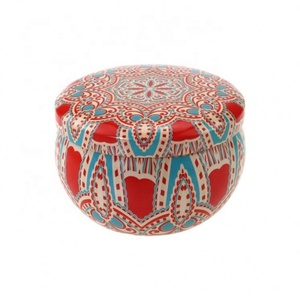 Wholesale 2.2oz 4oz Candy Container Tin Can <b>Gift</b> <b>Box</b> Stock <b>Round</b> Metal Tea Tinplate Jar Scented Candle Jars - Product Image 3