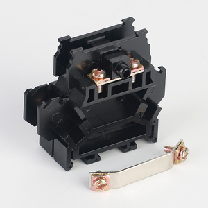 TBD 10A Din blok <span class=keywords><strong>Terminal</strong></span> rel gabungan lapisan ganda koneksi sekrup untuk Panel kontrol industri blok <span class=keywords><strong>Terminal</strong></span> sekrup - Product Image 1