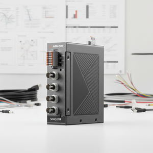 Adlinktech SDAQ-204 Copper Industrial Ethernet DAQ-Edge-<b>Computing</b>/IEPE-Excitation-Multi-API Automation System Industrial Automat - Product Image 1