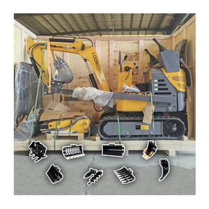 Broyeur forestier à haute efficacité, accessoire de tondeuse pour mini-excavatrice, broyeur de souches <span class=keywords><strong>d</strong></span>'arbres pour le <span class=keywords><strong>d</strong></span>éfrichement - Product Image 2