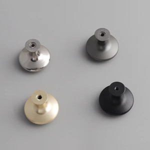 Eenvoudige paddenstoelvormige meubelknoppen met één gat voor kastdeuren en lades - Product Image 2
