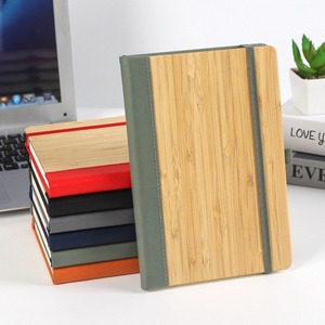 Carnet <span class=keywords><strong>en</strong></span> <span class=keywords><strong>bambou</strong></span> écologique A5, couverture <span class=keywords><strong>en</strong></span> bois naturel, coffret cadeau journal professionnel - Product Image 2