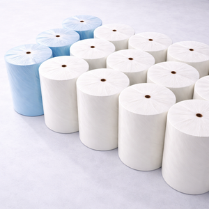 Tela No Tejida 100% SMS Spunbond en Rollos, Tela No Tejida <span class=keywords><strong>Desechable</strong></span> para Batas Quirúrgicas - Product Image 3