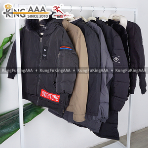 เสื้อแจ็คเก็ตวินเทจแบบควิลท์สำหรับผู้ชาย มือสอง เสื้อโค้ทผ้าฝ้ายสำหรับฤดูหนาว อุ่น หนา สวมใส่สบาย เหมาะสำหรับทำงาน เสื้อผ้ามือสองขายส่ง - Product Image 5