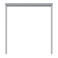Moustiquaire électrique enroulable, avec télécommande intelligente, grande ouverture, coupe-vent, pour grandes fenêtres et portes
