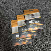 Sacs d'emballage pour petites capsules de pilules à fermeture éclair en feuille d'aluminium imprimée personnalisée Sacs de poche en mylar à trois joints latéraux et anti-odeur