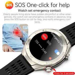 FD02 CES Sleep Aid Insomnia Killer 24h Heart Rate Monitor Men Watch ECG BP SOS Uric Acid Voice Assistant BT Call Smart Watch