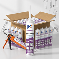 Fabricant de mastic silicone acétique GP, adhésif silicone imperméable à séchage rapide pour fenêtres, portes, verre, OEM, ODM