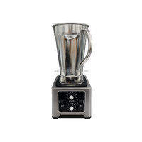 Mixeur Commercial Robuste en Acier Inoxydable 2,5-6L pour Smoothies Glacés, Jus de Fruits, Noix de Coco, Tigernut et Dattes – Idéal pour Bars et Restaurants – Offre Spéciale