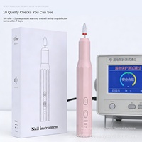 Ponceuse à ongles électrique portable de quatrième génération pour manucure, polissage et élimination des cuticules et peaux mortes