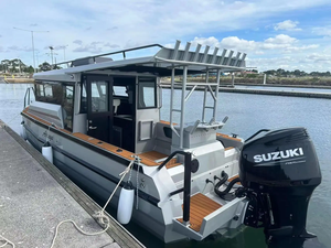 Yacht de luxe en <span class=keywords><strong>aluminium</strong></span> de qualité <span class=keywords><strong>marine</strong></span> 25 pieds (7,5 m) DNV <span class=keywords><strong>5083</strong></span> soudé, moteur hors-bord 200 CV/150 CV, écran tactile, croisière, pêche, sport - Product Image 2