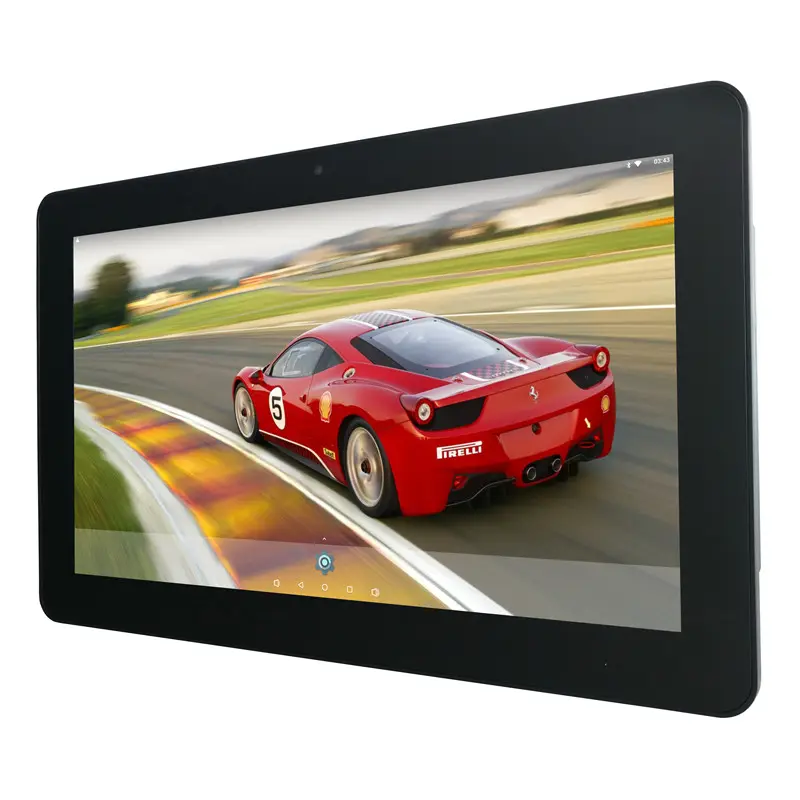 OEM Tablet 14 15 15.6 inç kapasitif dokunmatik ekran reklam WiFi PoE güç duvara montaj Linux Android Tab