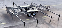 Maison conteneur extensible de 20 pieds pour zone isolée, prête pour l'installation de systèmes solaires, pour les secours en cas de catastrophe et les situations d'urgence