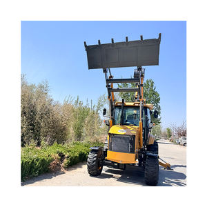 Nueva innovadora máquina excavadora retroexcavadora, retroexcavadora con ruedas y diferentes accesorios - Product Image 2