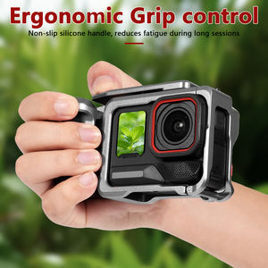 Cage de caméra de conception populaire pour <span class=keywords><strong>Gopro</strong></span> 13/12/11, cadre de caméra de protection en alliage d'aluminium pour connecteur de filetage <span class=keywords><strong>Gopro</strong></span> 1/<span class=keywords><strong>4</strong></span>" - Product Image 5