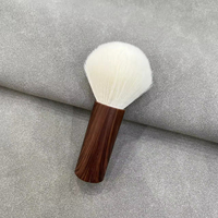 Nuevo Cepillo de Alta Gama con Mango de Nogal para Productos de Belleza, Polvo Suave, Maquillaje y Limpieza de Uñas