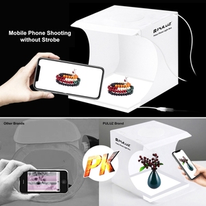 Hot bán PULUZ mini LED nhiếp ảnh shadowless ánh sáng đèn Bảng điều chỉnh Pad + studio chụp Lều hộp Acrylic chất liệu - Product Image 3