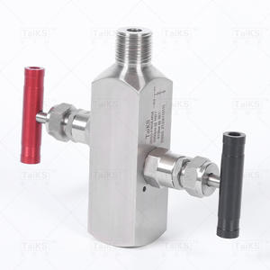 Collecteur de vannes d'instrumentation en acier inoxydable coplanaires intégrés avec vannes de régulation à filetages interne et externe - Product Image 1