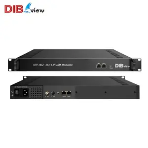 OTV-1632 Dibview 32 ב 1 CATV דיגיטלי Headend IP כדי DVB-C RF QAM אפנן