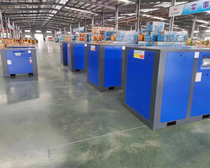 เครื่องอัดอากาศแบบสกรูโรตารี่อุตสาหกรรม ขนาด 7.5KW 11KW 15KW 22KW ความเร็วคงที่ ไร้น้ำมัน ระบายความร้อนด้วยอากาศ เงียบ พร้อมเครื่องทำลมแห้ง - Product Image 5